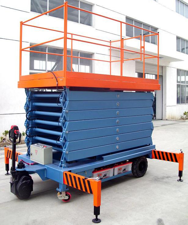 日照助力行走剪叉式高空作业平台